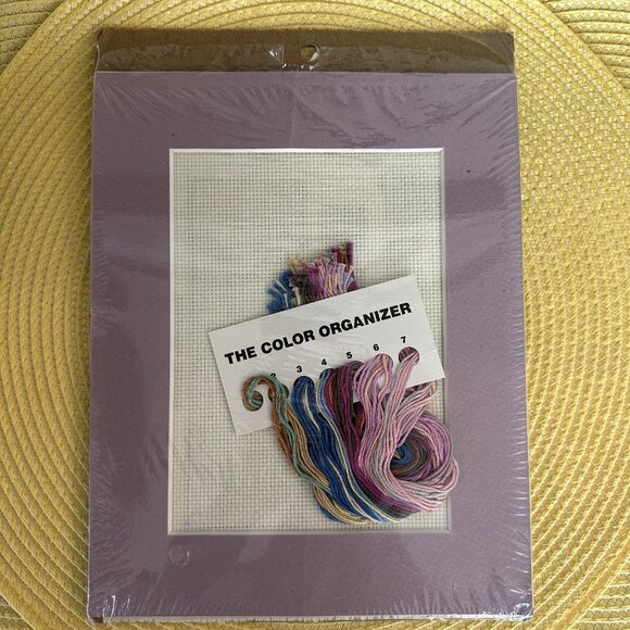 Vintage 1994 JCA Weekenders Cross Stitch Kit Bassinnette Birth Sampler 02781 - Picture 6 of 7